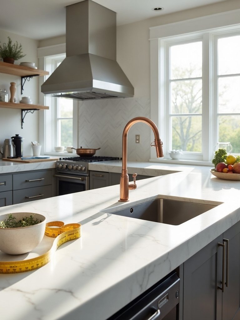 measure kitchen counter space thoroughly