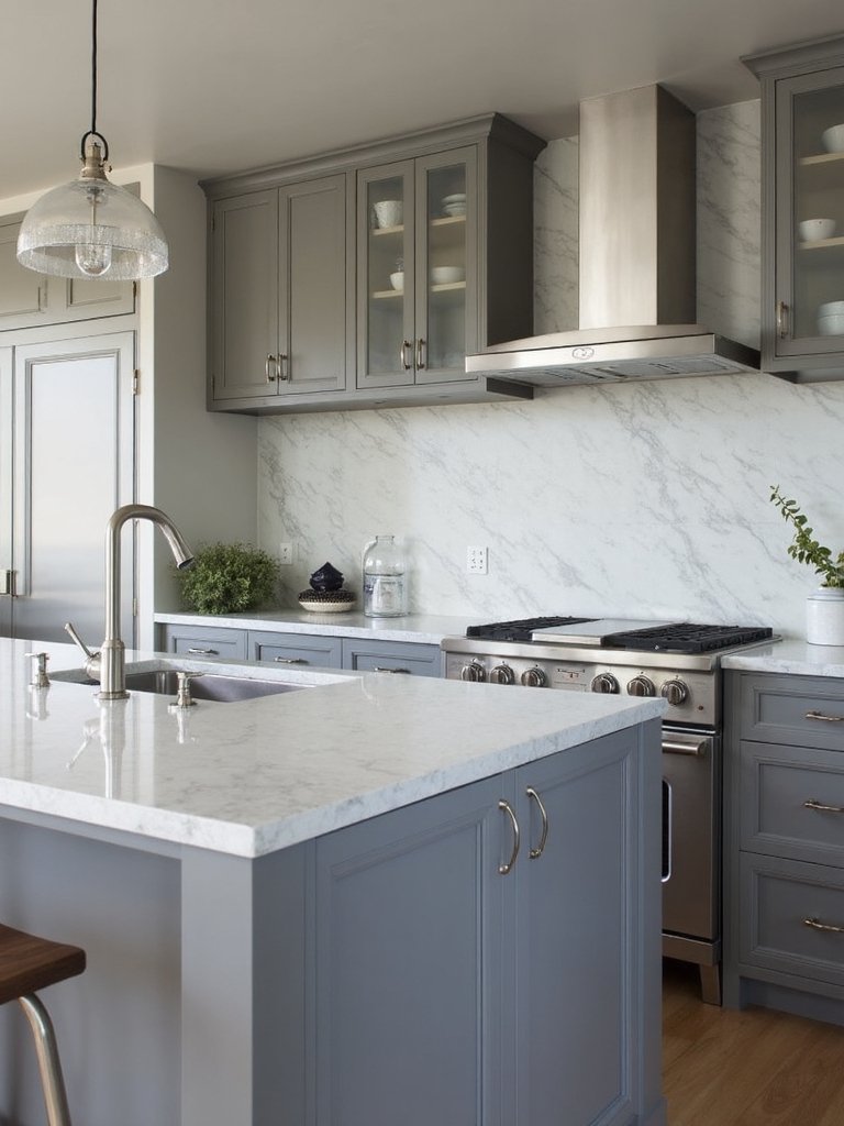 metallic elegance with grey