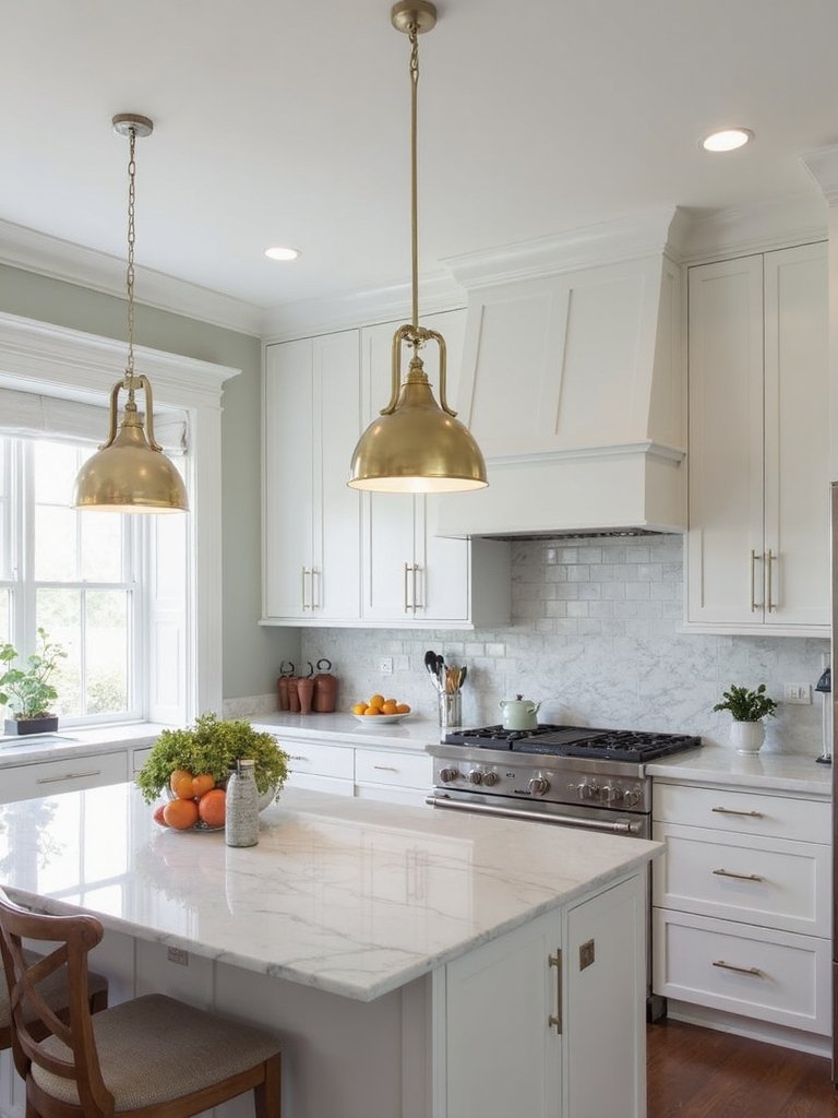 mixed metal lighting design