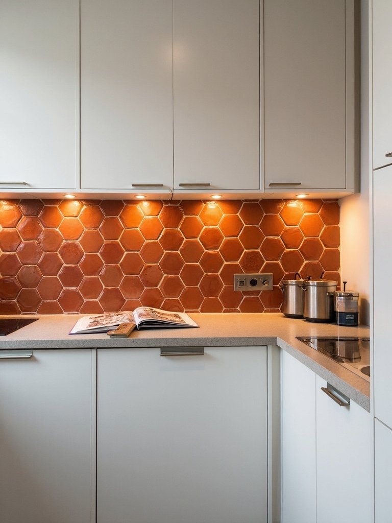 modern geometric terracotta tile designs