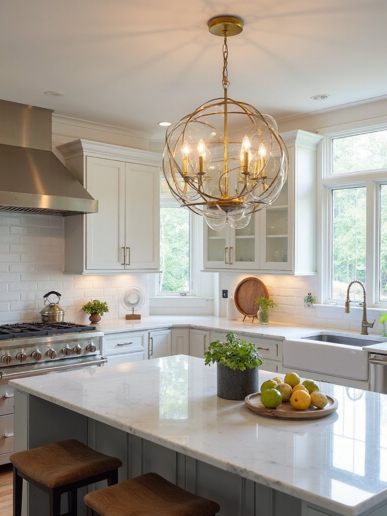 modern statement chandelier lighting