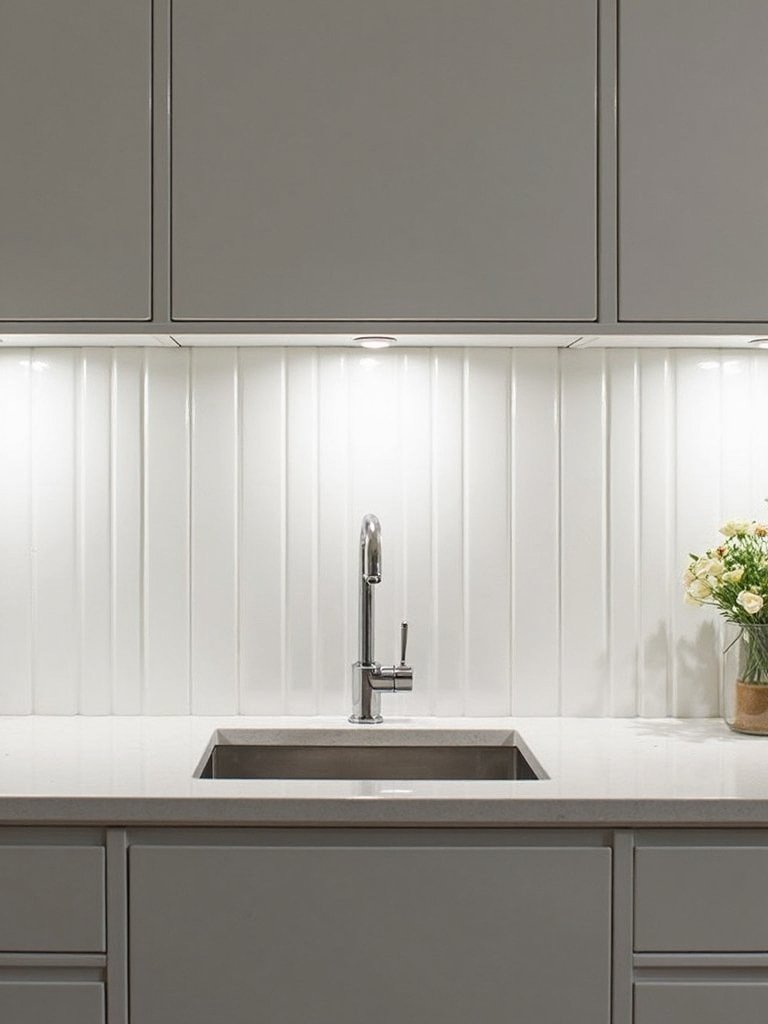 modern vertical tile arrangement