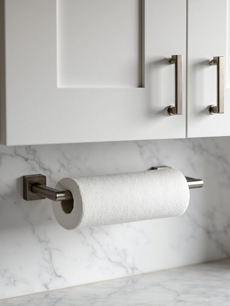 mount paper towels conveniently