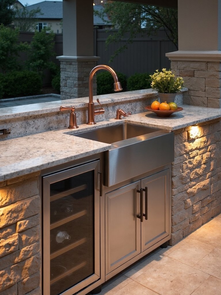 multi functional outdoor beverage center