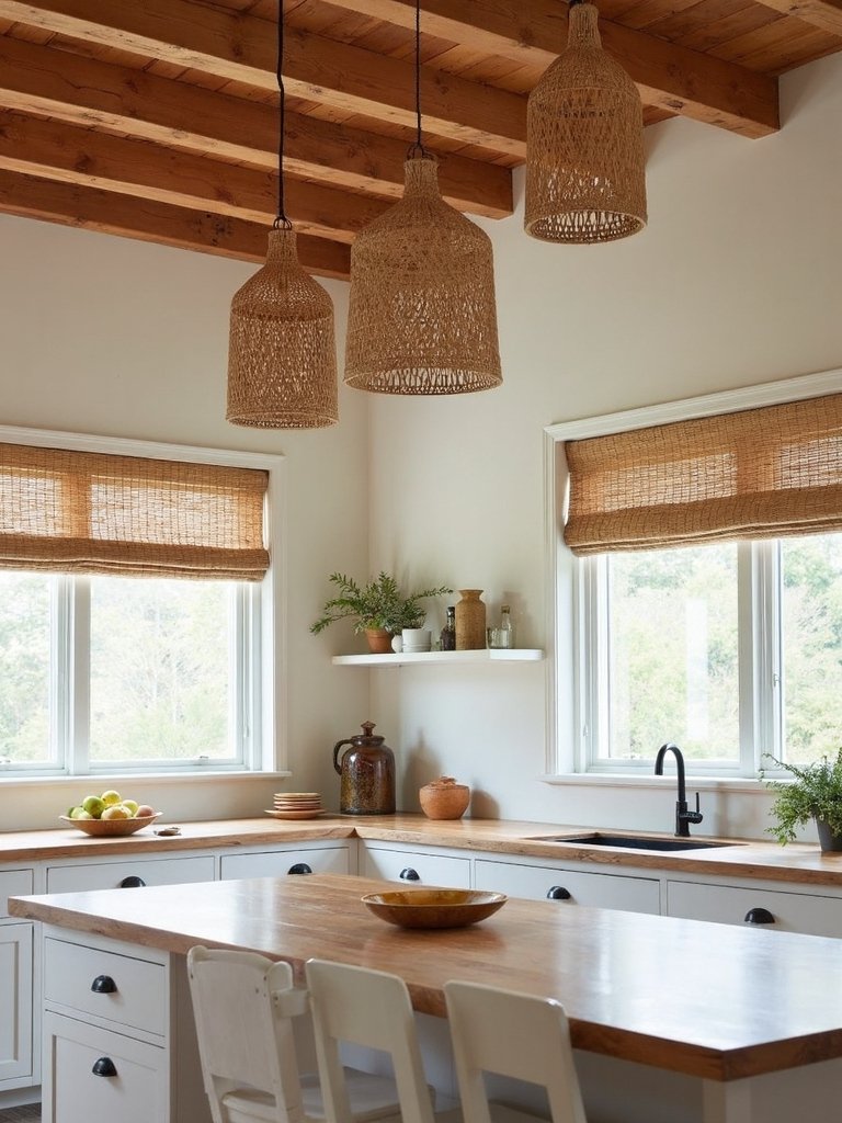 natural materials kitchen design