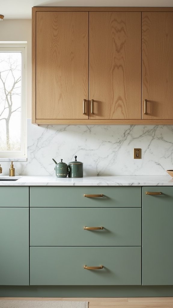 natural wood and paint