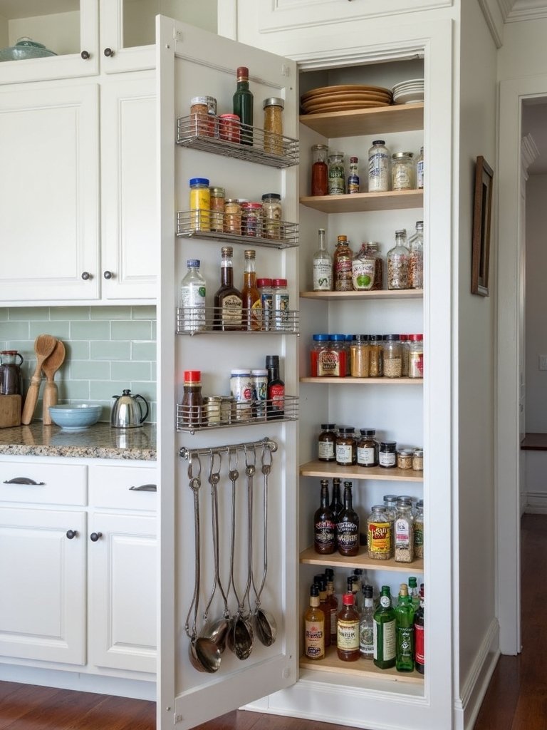 optimize vertical storage with door racks