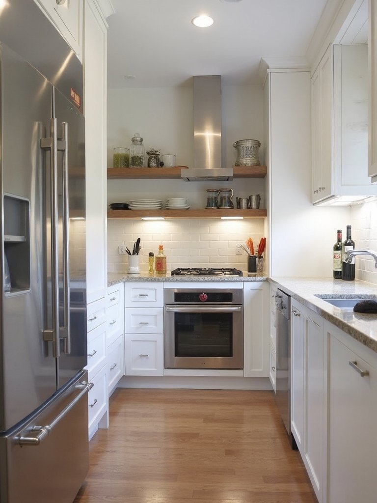 optimized appliance layout for space efficiency