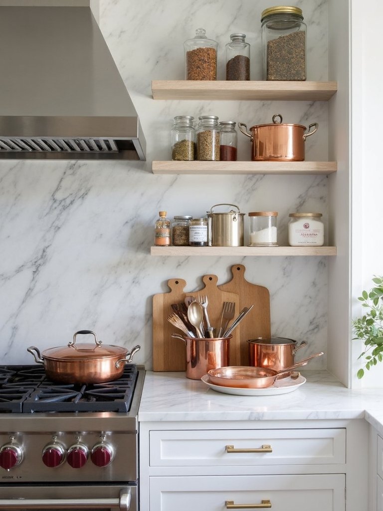 organize efficient cooking zone strategically