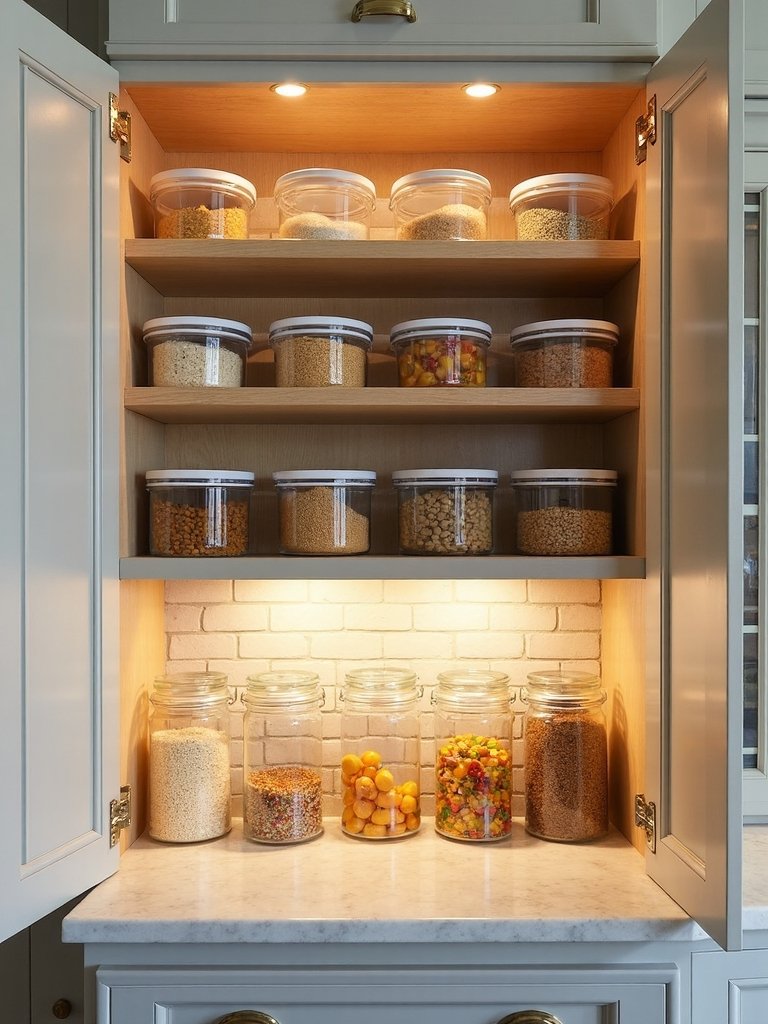 organize for efficient kitchen access