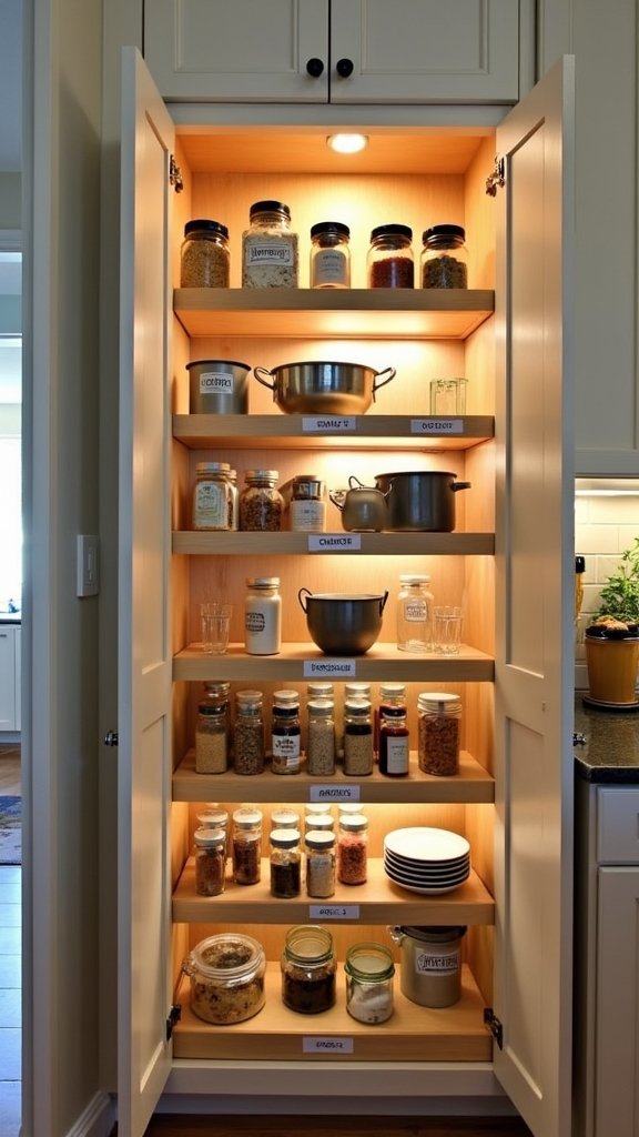 organize kitchen for efficiency