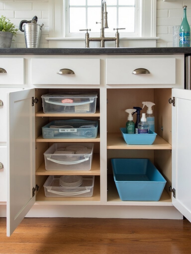 organize storage zones strategically