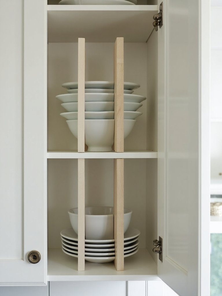 organized bowl storage system