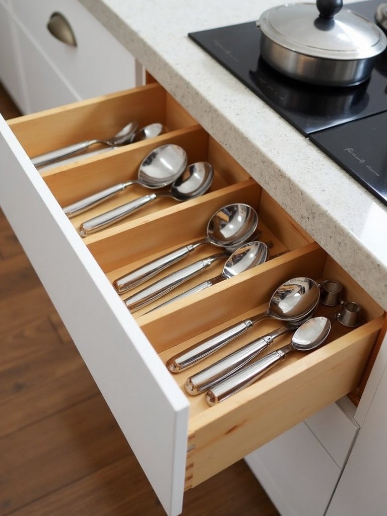 organized customizable efficient kitchen storage
