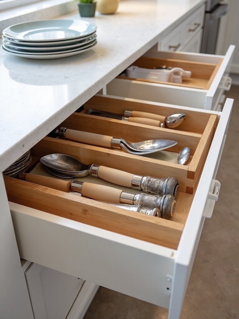 organized customizable efficient kitchen storage