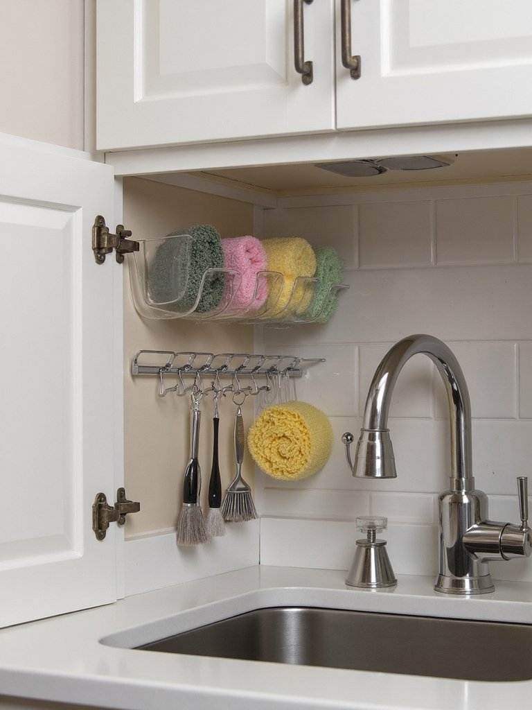 organized efficient accessible cleaning tool zone