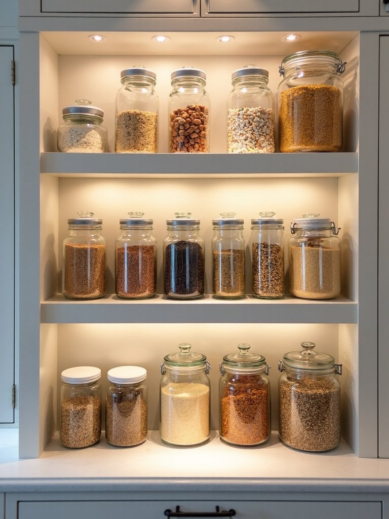 organized efficient streamlined food storage