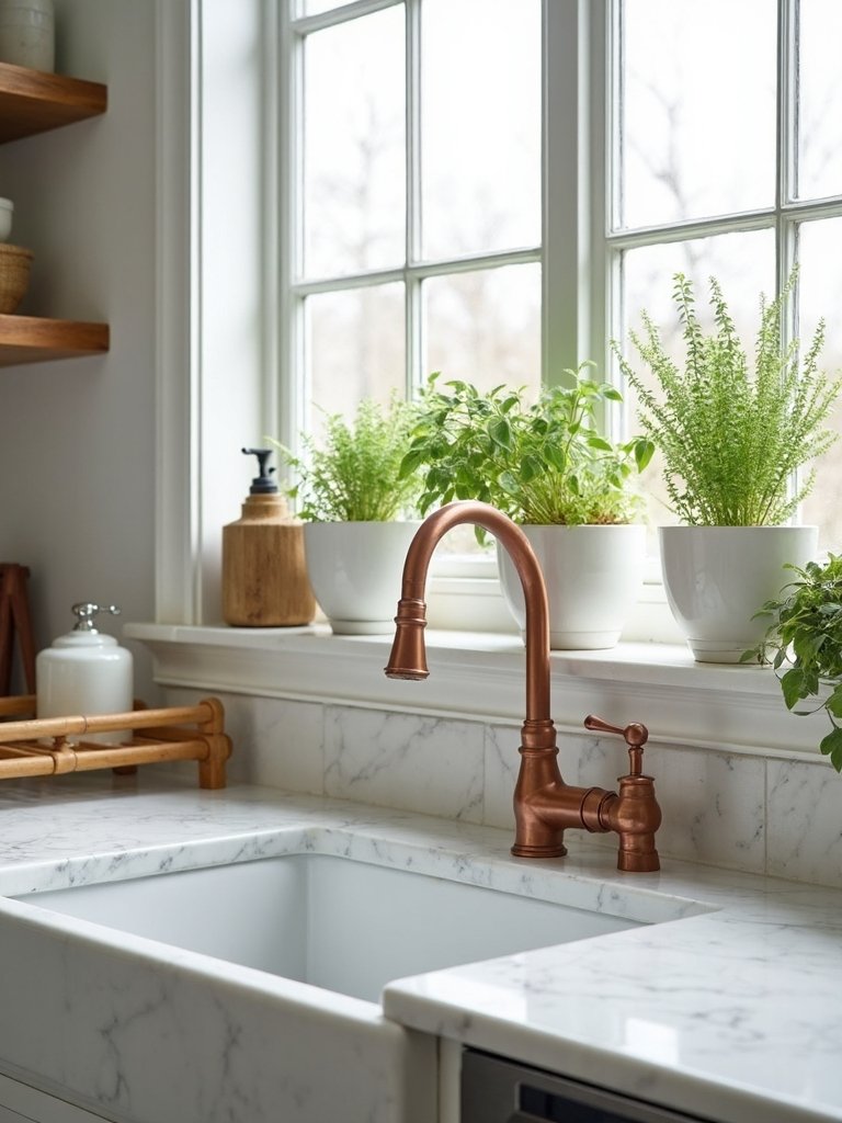 organized efficient stylish kitchen sink area