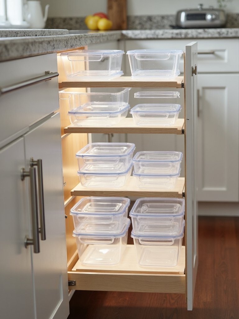 organized lid container storage solution