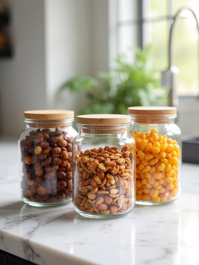 organized visible fresh stylish snack storage