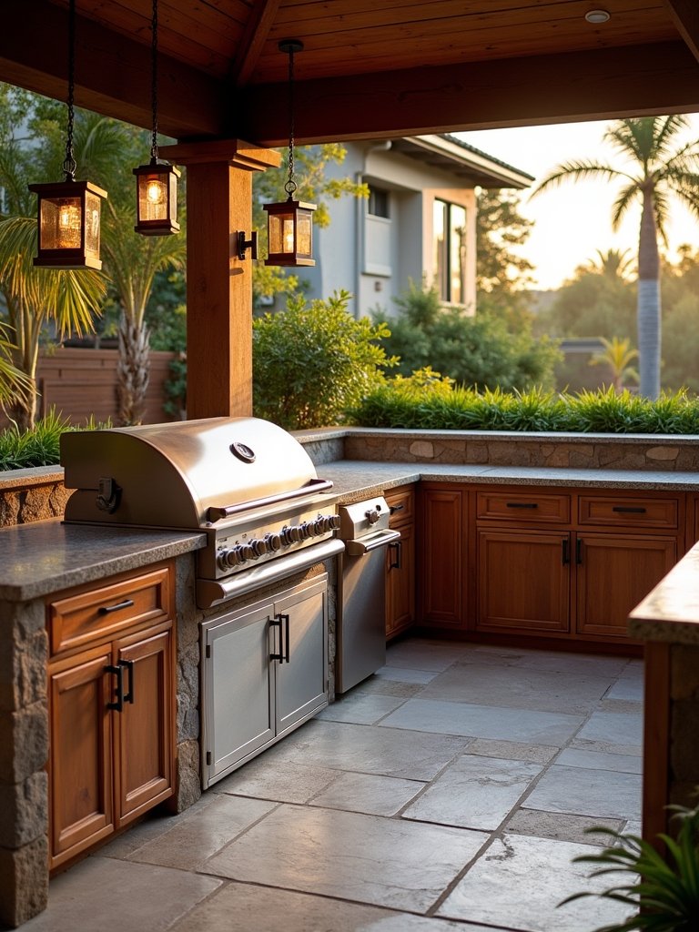 outdoor bbq kitchen designs