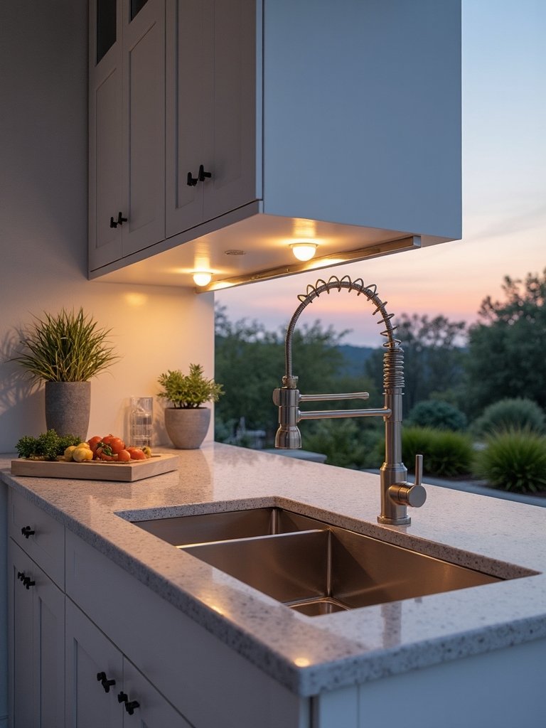 outdoor sink task lighting