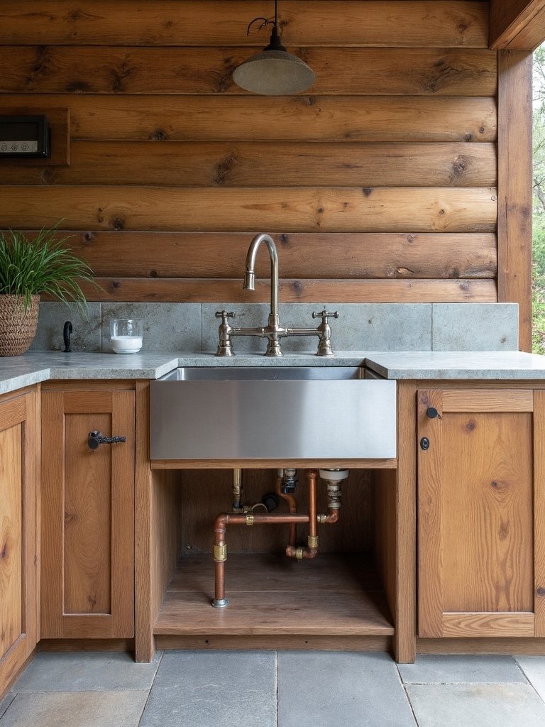 outdoor sink water supply