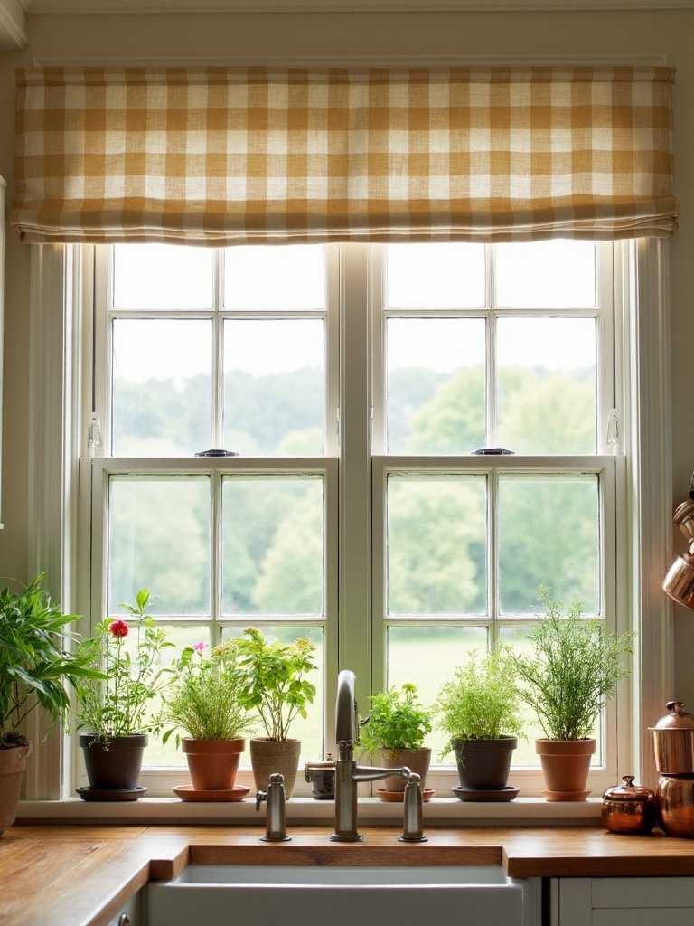 patterned kitchen window curtains