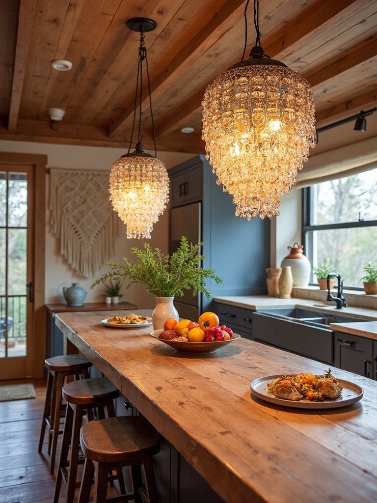 playful nature inspired dreamlike customizable crystal lighting