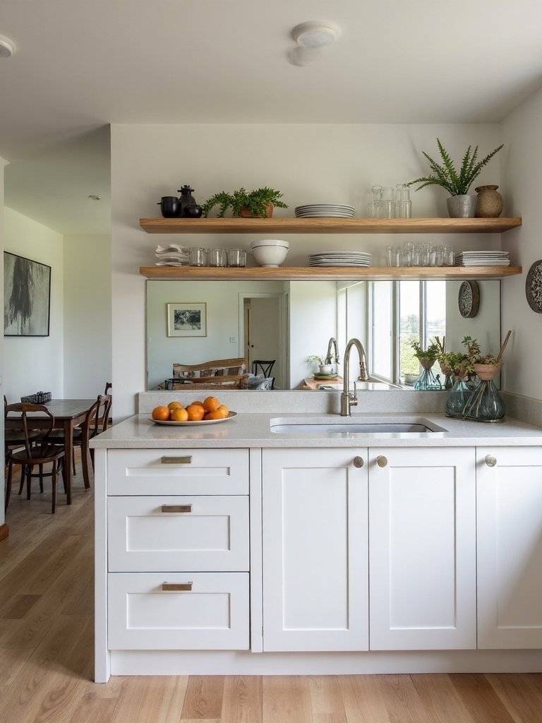 reflect light expand space