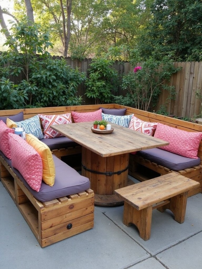 repurposed furniture for seating