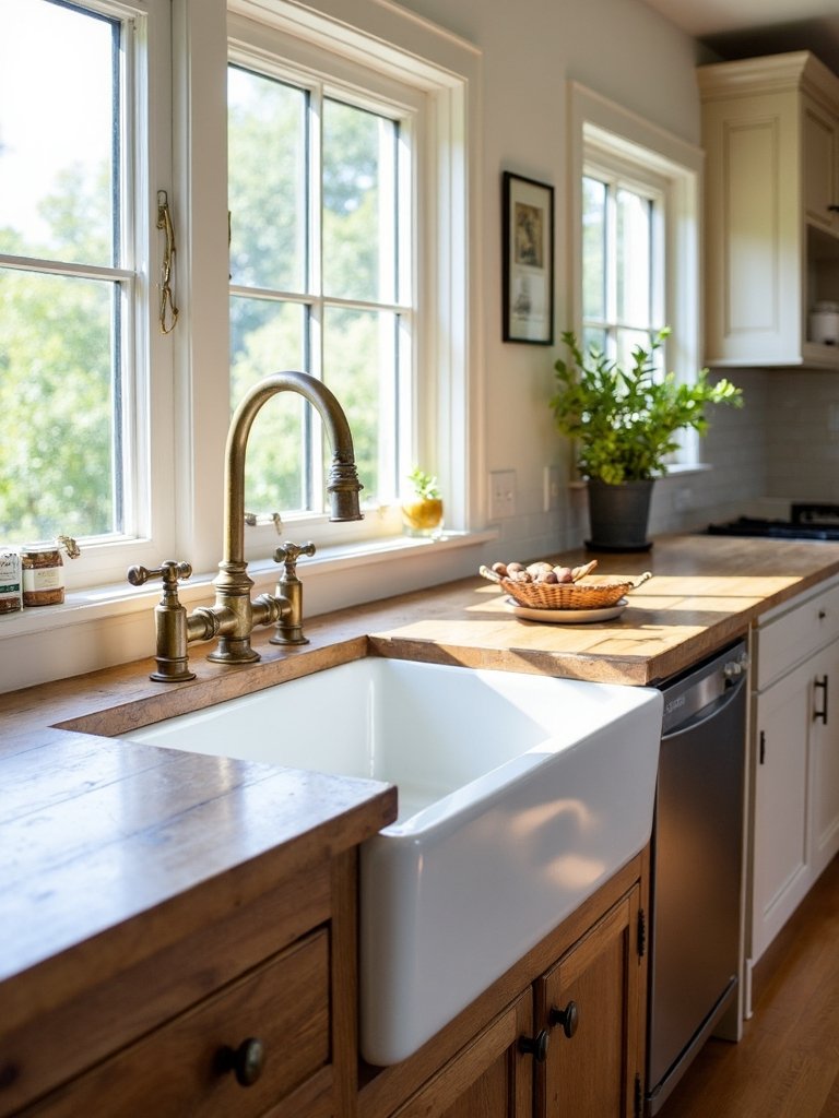 rustic durable handcrafted timeless fireclay sinks