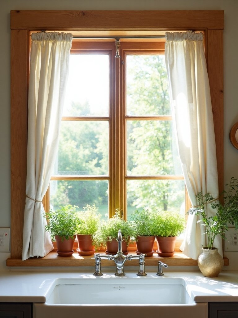 rustic farmhouse authentic wood window frames