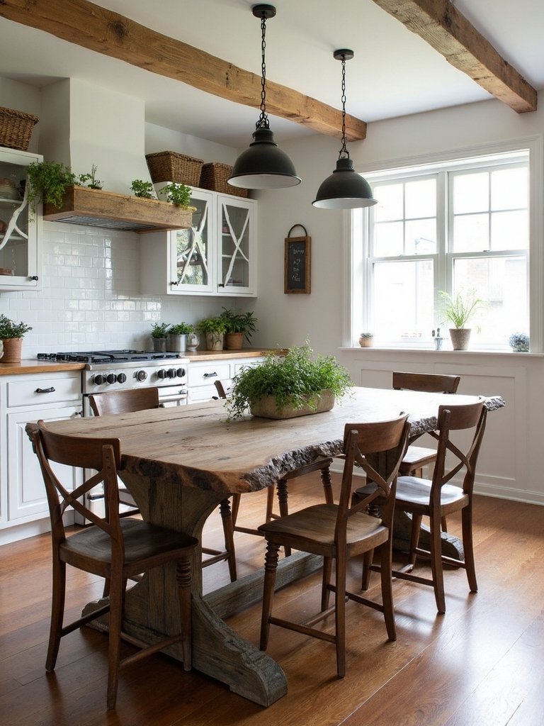 rustic farmhouse indoor outdoor blend