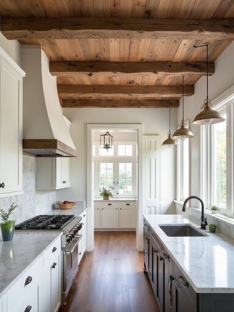 rustic farmhouse kitchen charm