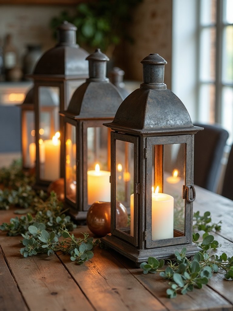 rustic farmhouse table centerpiece decor