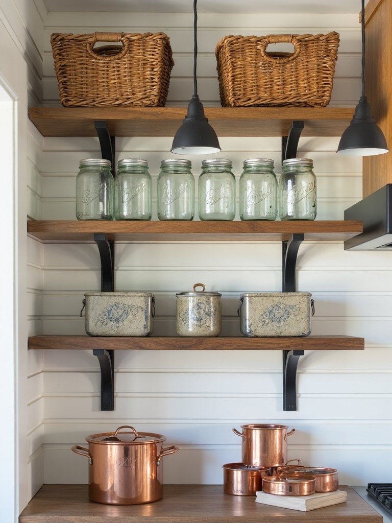 rustic functional organized practical pantry