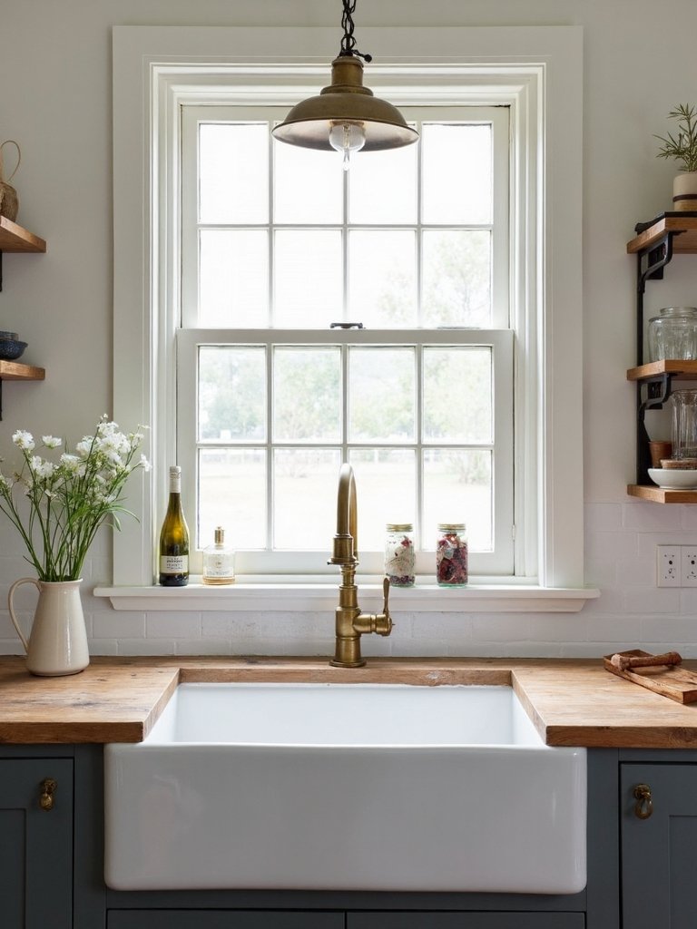 rustic kitchen charm with timeless appeal