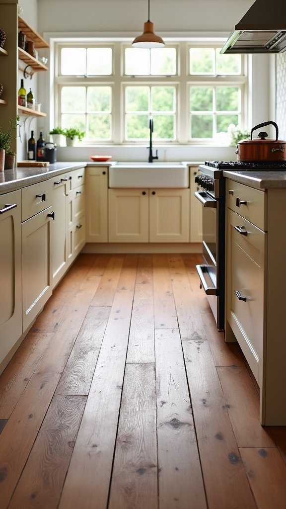 rustic kitchen floor inspiration authentic