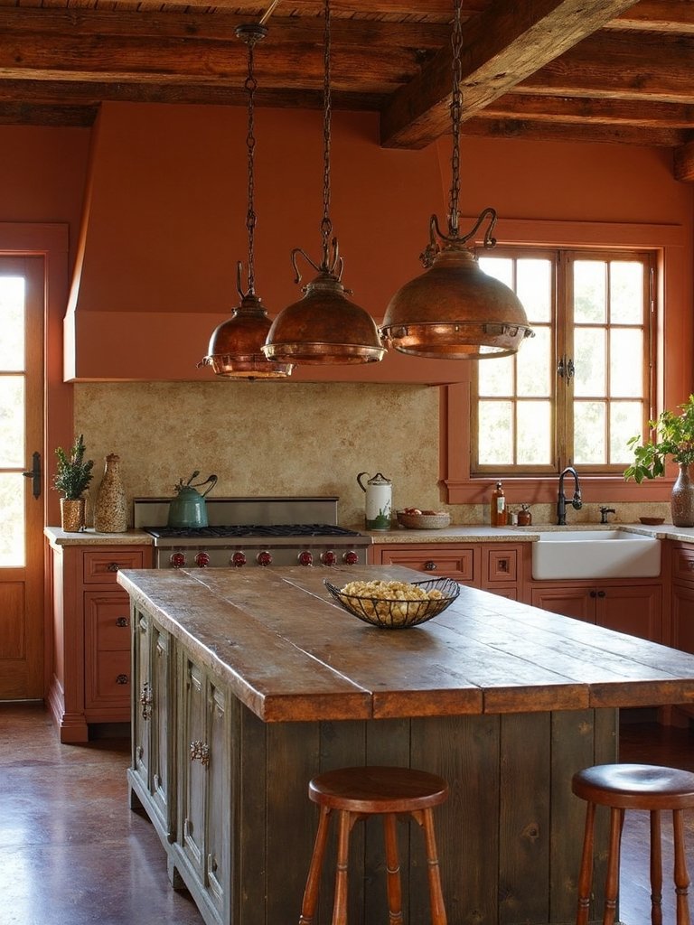 rustic mediterranean kitchen charm