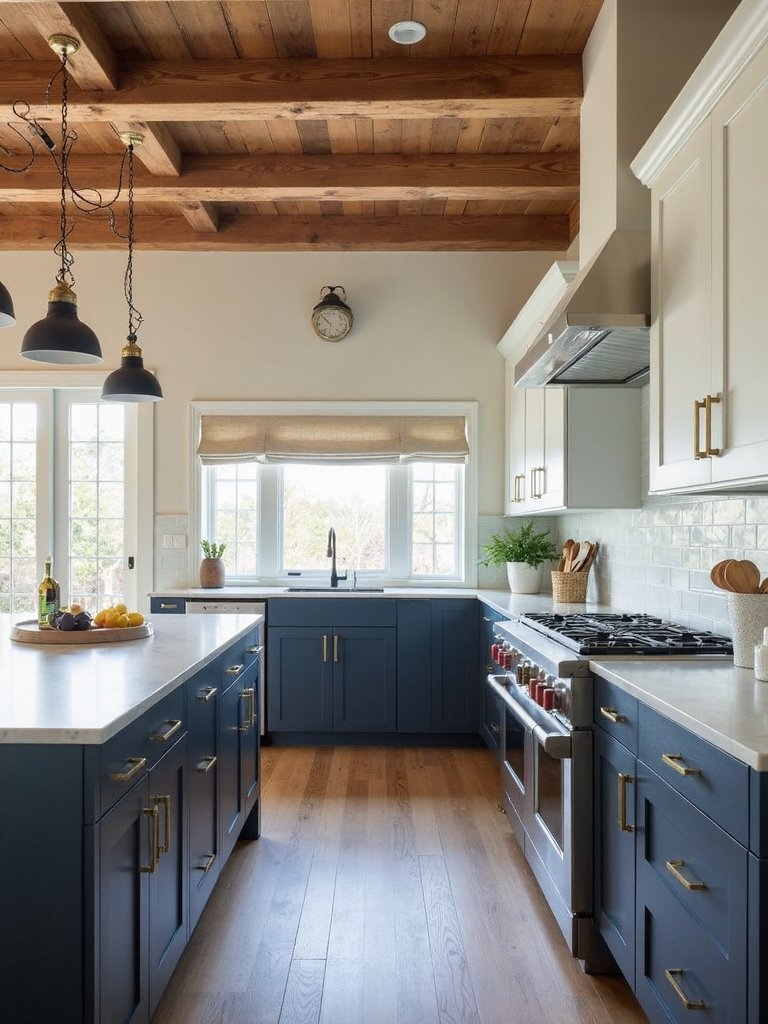 rustic modern cabinet design