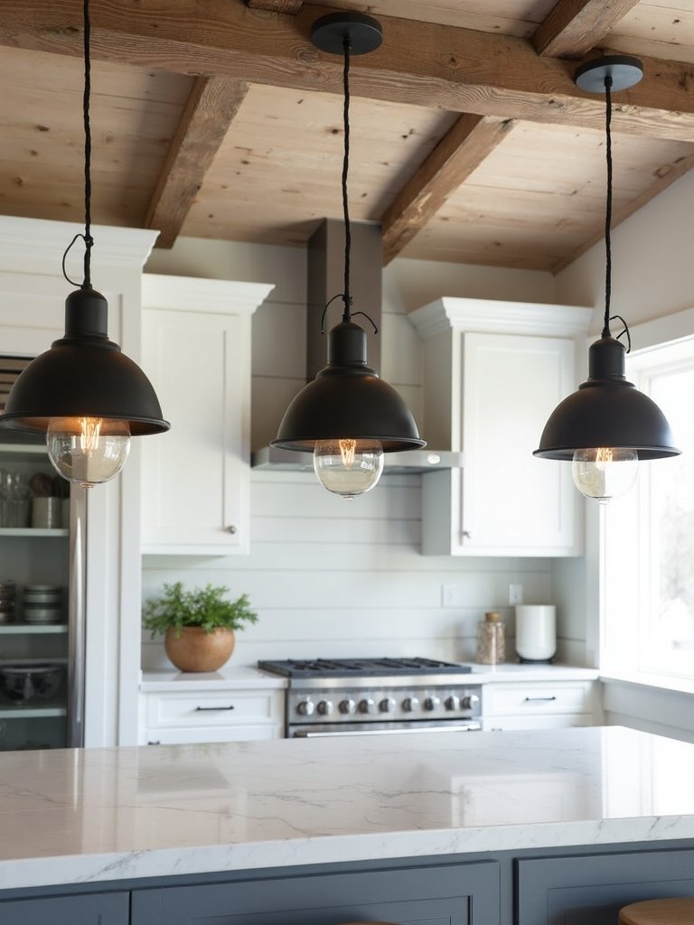 rustic modern industrial pendant lighting