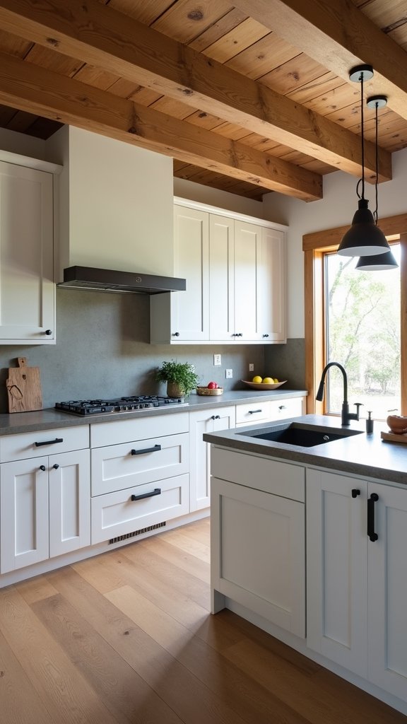 rustic modern kitchen design harmony