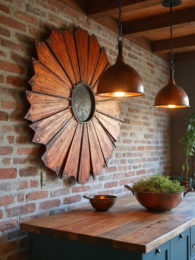 rustic organic geometric artisanal