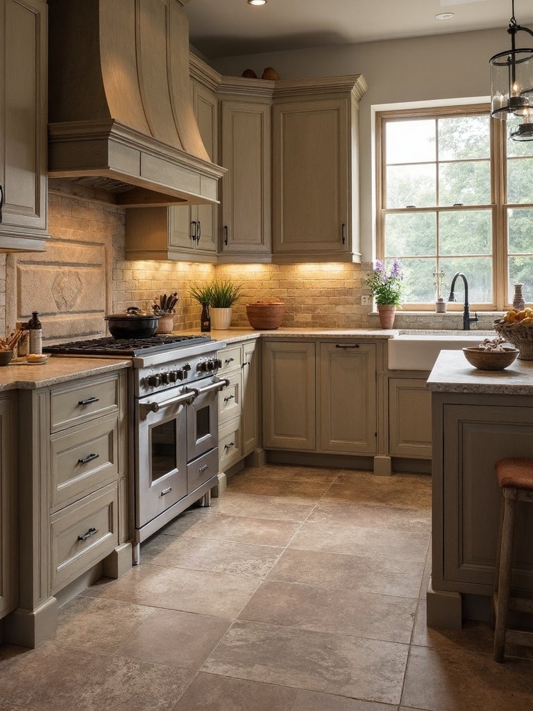 rustic weathered leather inspired flooring