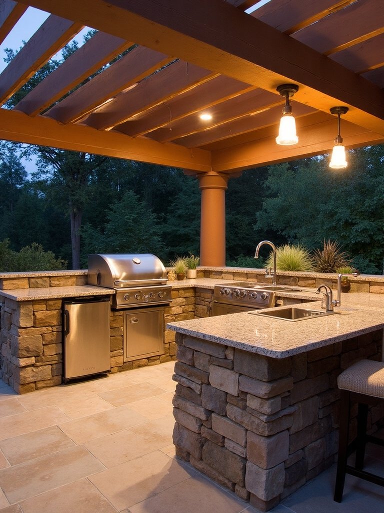 seamless outdoor cooking workflow