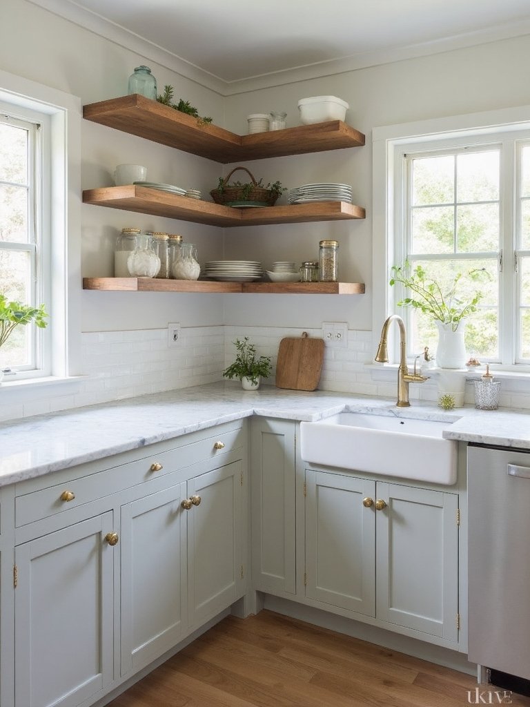 serene farmhouse chic ambiance