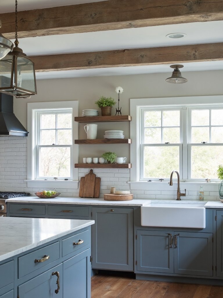 serene sophisticated farmhouse inspiration