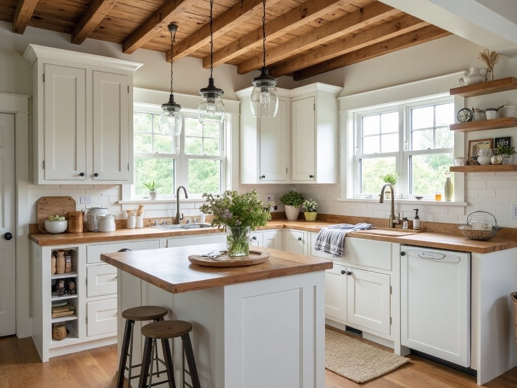 simplistic timeless rustic uncluttered