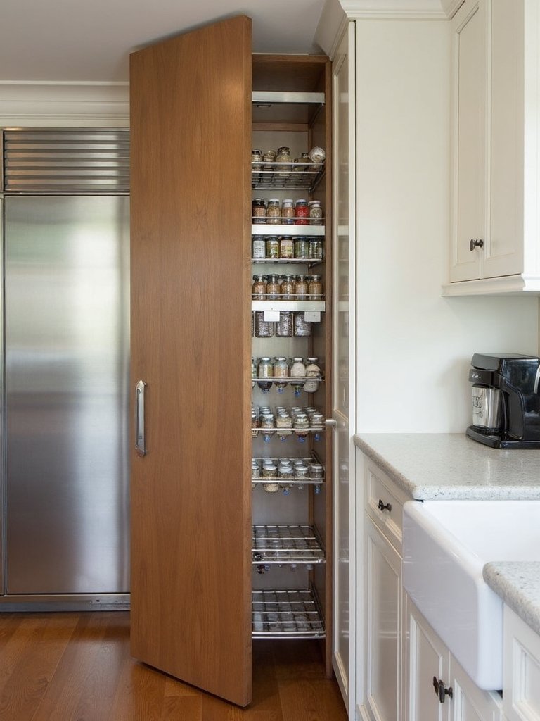 sleek customizable hidden spice storage